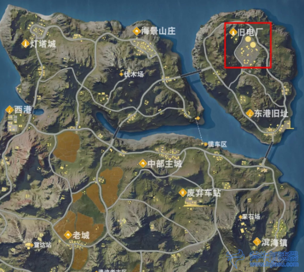 荒野行动不同打法跳点  01.png